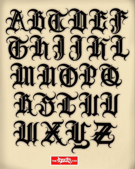 A Gothic Letter, Goth Number Tattoo, Gothic Graffiti Font, Gothic Old English Fonts, Gothic Script Alphabet, Font Art Design Alphabet, Gothic Font Calligraphy, Chicano Font Alphabet, Gothic Numbers Font