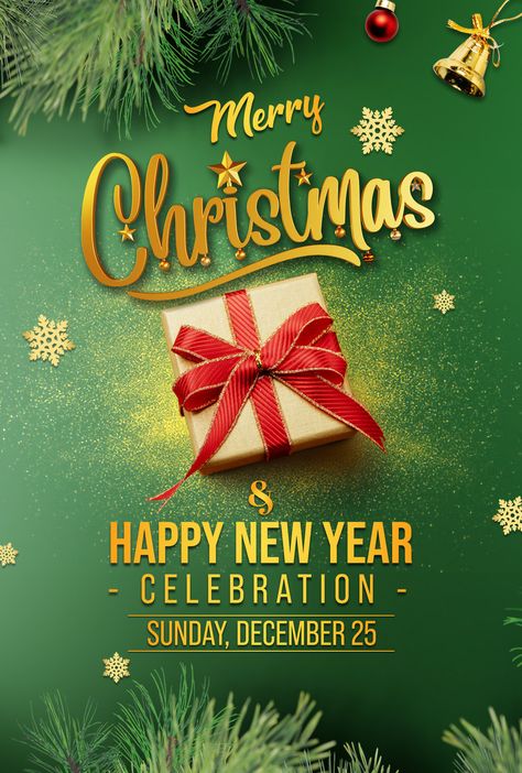 Natal, Merry Christmas Pubmat, Christmas Flyers Ideas, Christmas Pubmat, Merry Christmas Flyer Design, Spanduk Natal, Christmas Creative Poster, Christmas Poster Design Ideas, Merry Christmas Poster Design