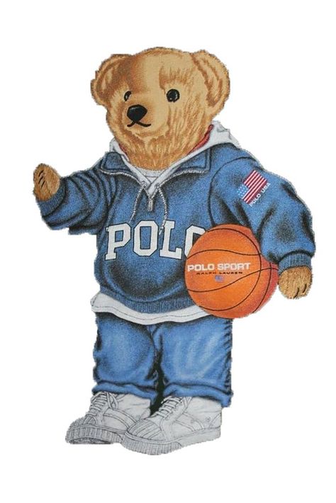 @heysail0r Polo Ralph Lauren Wallpaper, Polar Bear Logo, Polo Bear Ralph Lauren, Bart Simpson Art, Bio Happy, Arte Hip Hop, Teddy Bear Wallpaper, Adidas Vintage, Ralph Lauren Logo