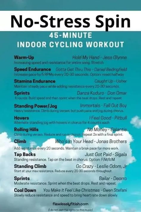 [CommissionsEarned] *Exclusive* Indoor Cycling Workout And Playlist Library - Flawlessly Fit(Ish) #spinbikeworkoutsindoorcycling Indoor Cycling Drills, Spin Cycle Workout, Indoor Cycle Routines, Spin Class Routine, Spin Class Workout, Spin Playlist, Spin Routines, Workout Music Playlist, Class Routine
