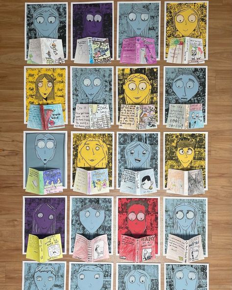 Burton Morris Art Lesson, 6th Grade Art Lessons, Tim Burton Drawings, Tim Burton Art Style, Elementary Art Rooms, Summer Art Projects, 8th Grade Art, Tim Burton Art, Art Lessons Middle School