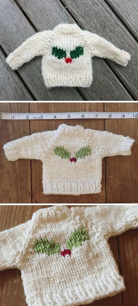 Mini Sweater For Christmas Tree Amigurumi Patterns, Mini Sweater Knitting Pattern, Mini Christmas Sweater Pattern Free, Mini Christmas Jumper Knitting Pattern Free, Mini Knit Sweater, Mini Sweater Crochet Pattern, Mini Sweater Ornament Pattern, Tiny Sweater Knitting Pattern, Crochet Mini Sweater Free Pattern