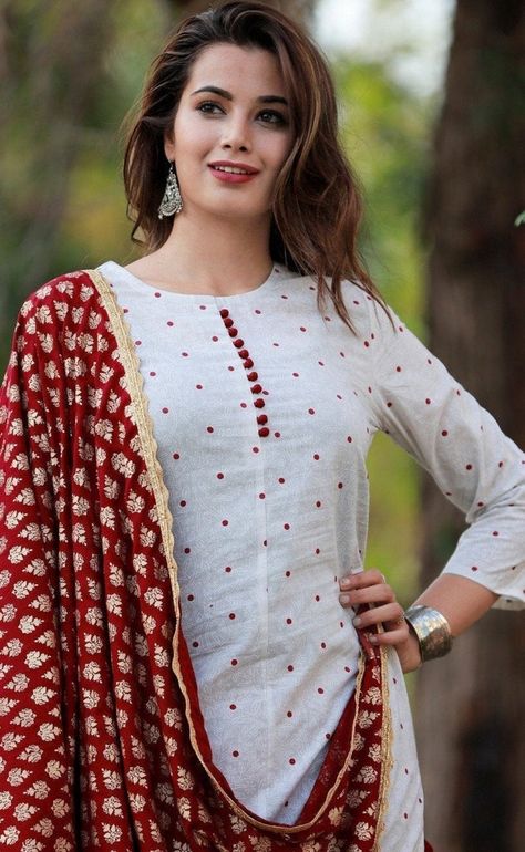 RIWANSH HANDICRAFT It can be use in perfect gift for women. Buyer Note : We Also Wholesale Order Accepted, If You Interested in Wholesale Order So Please Send Message Me. Product Description Material 100% Rayon Fabric Size All Size Available S to 5XL (Refer Size Chart in Images) Length Long Color White Sleeves 3/4 Sleeve Model Height 5.8 Inches Item Length 46-48'Inches Design Solid Printed Work Embroidered Work Fit Type Regular Fit Wash Care Hand Washable & Machine Washable Color Declaration Ethnic Kurti, Kurti With Palazzo, Bollywood Dress, Gota Work, Indian Kurta, White Kurta, Valentines Day Dresses, Kurtis With Pants, Printed Kurti