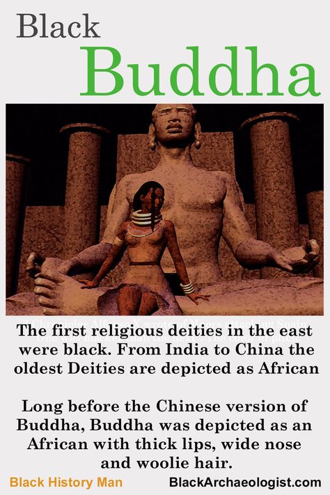 Black Pride Art, Asian Representation, African History Facts, African History Truths, Black Buddha, Giant People, Chocolate Girl, Religious Statues, African American History Facts