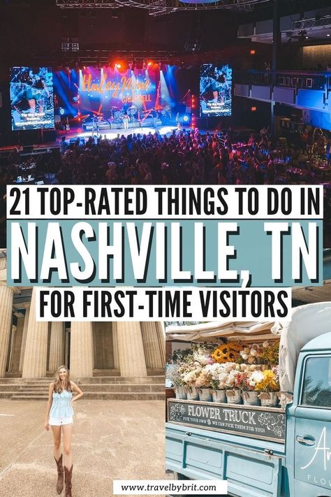 Nashville Must Do, Nashville Tourist Attractions, Nashville Girls Weekend, What To Do In Nashville, Nashville Things To Do, Girls Trip Nashville, Nashville Tennessee Vacation, Nashville Travel Guide, Tennessee Christmas