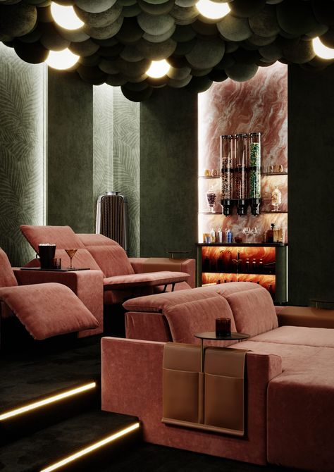 Cinema Room Design, Theatre Room Ideas, Home Cinema Seating, Sala Cinema, Screening Room, Home Theater Room Design, Theater Room Design, Cinema Design, Home Cinema Room