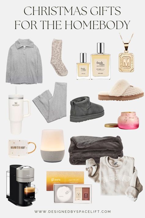 OMG! These are the perfect gifts for a homebody! I love these gift ideas. These gifts are so cozy and so trendy! Browse the perfect holiday gift guide for homebodies by visiting our christmas gifts for the homebody blog post! #spacelift #designedbyspacelift #christmas #christmasseason #holidayseason #holidaygifts #holidaydeals #blackfriday #blackfridaydeals #giftguide #giftideas #homebody #holidaygiftguides #christmasDIY Ugg Ultra Mini, Gift Guide Women, Buy Candles, Cozy Gift, Buy Necklace, Christmas Gift Guide, Clothing Inspiration, Trendy Gift, Christmas Wishlist