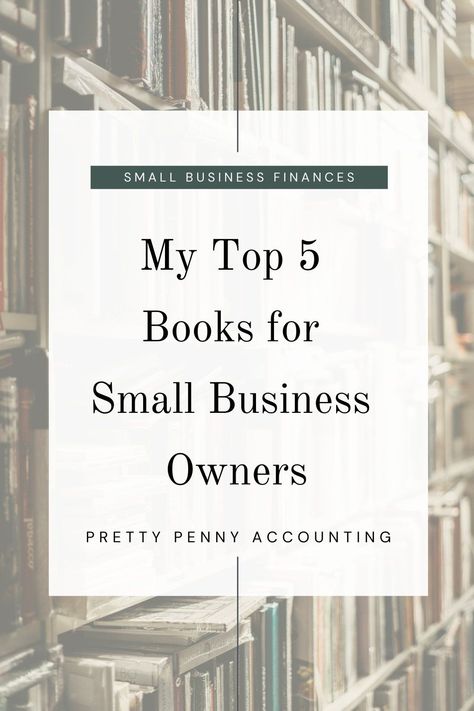 As a small business owner, I'm constantly learning. (Chances are, I always will be!) One of my favorite ways to educate myself on running a business, managing my money, and improving myself is through books. By reading about other business owners' struggles and successes, we can better understand why we make our own business decisions. These are my top five books for small business owners, all of which have been major motivators in my big money moves. Books For Small Business Owners, Small Business Books, Books On Business, Improving Myself, Small Business Finance, Keep Learning, Management Books, Money Moves, Running A Business