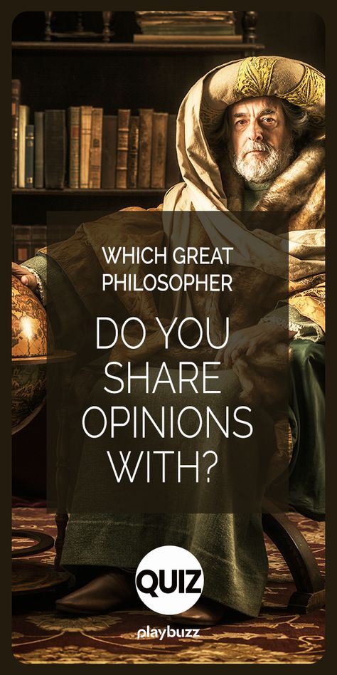 Philosophy has become a disrespected field in modern society. This is unfortunate considering most of today's societal clashes could perhaps be more effectively debated from a philosophical perspective. Your personally held philosophies define who you are. Find out which famous philosopher your beliefs are consistent with by taking this quiz. Philosophy Questions, Great Philosophers Quotes, Sophie's World, Fun Personality Quizzes, Famous Philosophers, Philosophical Questions, Great Philosophers, Famous Person, Famous Personalities