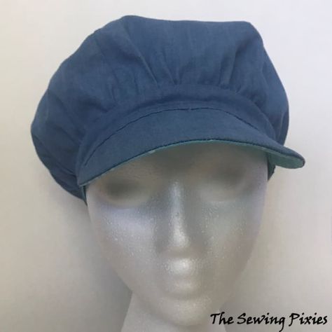 Reversible Newsboy Hat Sewing Pattern - Agnes Creates Newsboy Hat Pattern Sewing, Hat Pattern Sewing, Newsboy Cap Pattern, Newsboy Hat Pattern, Artsy Crafts, Hat Sewing Pattern, Hat Sewing, Easter Fashion, Printable Sewing Patterns