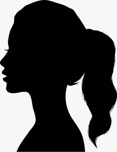 Woman Side Profile Silhouette, Woman’s Silhouette, Character Silhouette Design, Woman Sillhoute, Sillouttes Images Women, Silhouette Character, Character Silhouette, Silhouette Women, Black Woman Silhouette