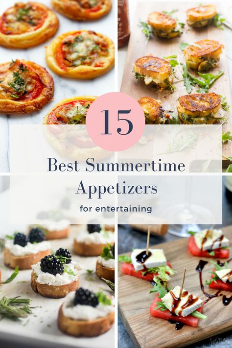 A collection of some of the summer's best appetizers! Best Summer Appetizers, Boat Meals, Easy Summer Appetizers, Fun Appetizers, Summer Appetizer Recipes, Bacon Wrapped Appetizers, Summer Appetizers, Summer Appetizers Easy, Brie Appetizer