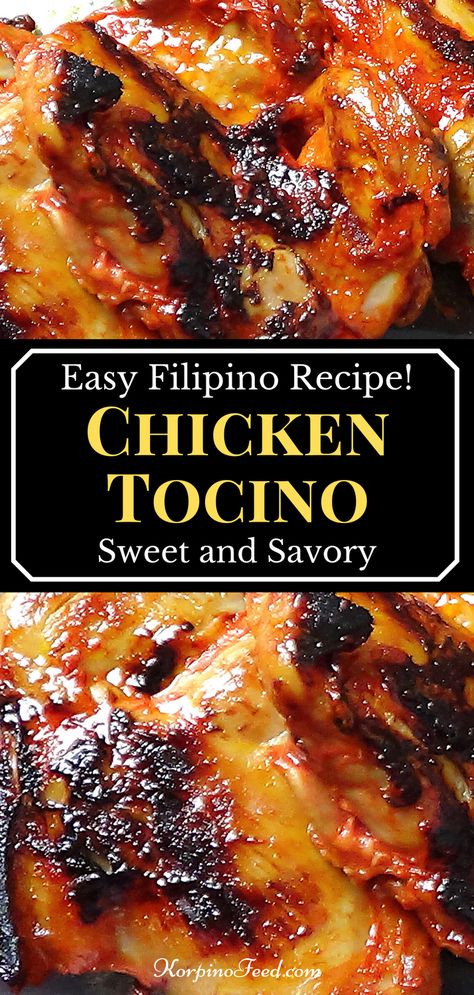 Chicken Dinner Recipes Asian, Filipino Recipes Healthy, Chicken Tocino Recipe, Traditional Filipino Recipes, Phillipine Food Recipes, Filipino Fusion Food, Philippines Dessert Recipes, Kikiam Recipe Filipino, Gluten Free Filipino Recipes