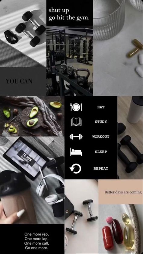 Gym Motivation Collage, Work Out Wallpaper Motivation, Woman Gym Wallpaper, Vision Board Study And Workout, Motivational Fitness Wallpaper Aesthetic, Fitness Motivation Wallpaper Collage, Workout Motivate Wallpaper, Workout Inspo Aesthetic Wallpaper, Women Workout Motivation Wallpaper