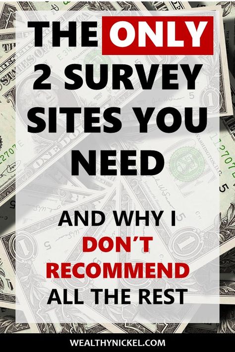 Taking online surveys for money is a legitimate way to make extra cash, but which paid survey sites are the best? I argue that these 2 survey sites are the absolute best of the best to make money online, from home, in your pajamas :) #onlinesurveys #makemoneyonline #paidsurveys #workfromhome #extramoney Money Videos, Online Surveys For Money, Survey Sites That Pay, Online Surveys That Pay, Importance Of Time Management, Apps That Pay, Surveys For Money, Survey Sites, Paid Surveys