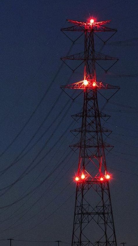 Pylon Photography, Powerlines Aesthetic, Oxenfree Aesthetic, Eerie Photography, Electrician Logo, Radio Tower, Transmission Tower, Oxenfree, Tower Light