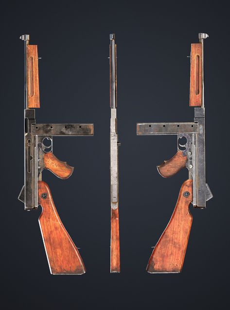 M1 Thompson, Thompson M1a1, M1a1 Thompson, Thompson Smg, Ww2 Soldiers, Substance Painter, File Storage, American Soldiers, The Model