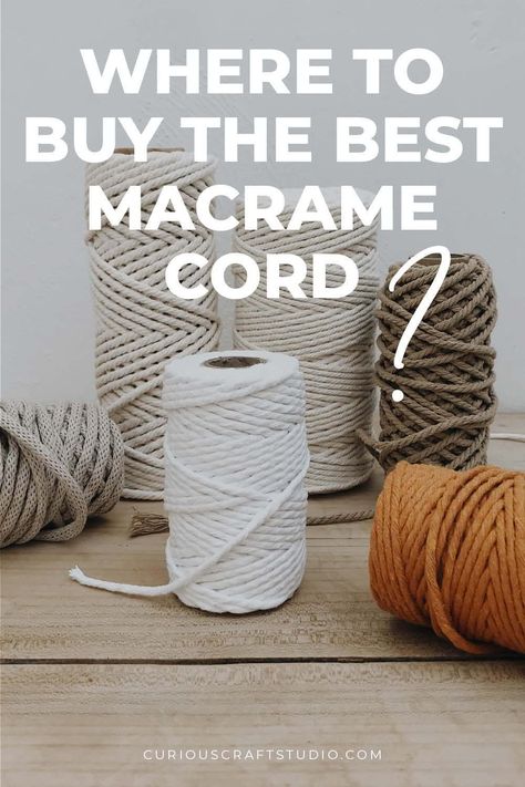 Braided Macrame Cord, Macrame Items That Sell Well, 5mm Macrame Cord Projects, Things To Make With Macrame Cord, Macrame Studio Ideas, Best Macrame Cord, Macrame Thread & Yarn, 3mm Macrame Cord Projects, Yarn Macrame Diy