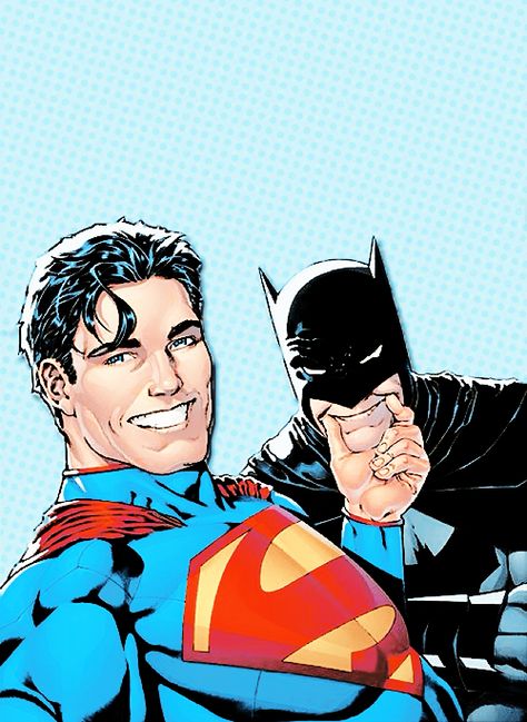 Superman /Batman #14 selfie variant Tumblr, Batman Selfie, Spider Man And Batman, Spiderman And Batman, Funny Superman, Wayne Clark, Batman Cat, Superman X Batman, Dc Superman