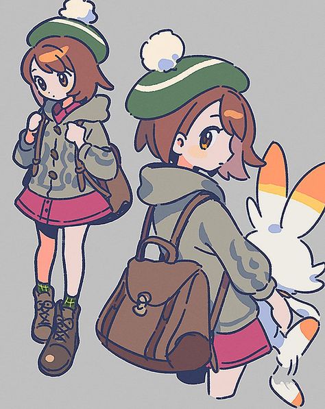 Kawaii, Pokemon Trainer Fanart, Pokemon Trainer Poses, Pokemon Gloria, Pokemon Photo, Pokemon People, Pokemon Waifu, Pokémon Art, Cosplay Characters