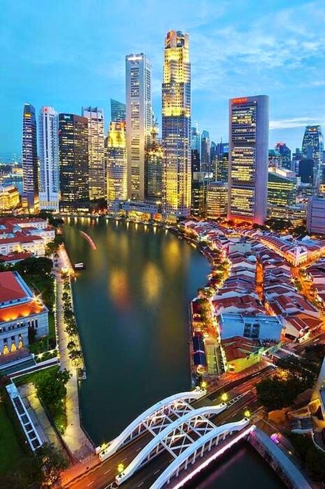 SINGAPORE, SOUTHEAST ASIA-10 Most Beautiful Island Countries in the World Papua New Guinea, Macau, Angkor, Koh Samui, Perjalanan Kota, Singapore River, Ko Samui, Singapore Travel, Angkor Wat