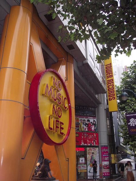 Tokyo, Tower Records, Mood Board, Tower, Japan, Signs