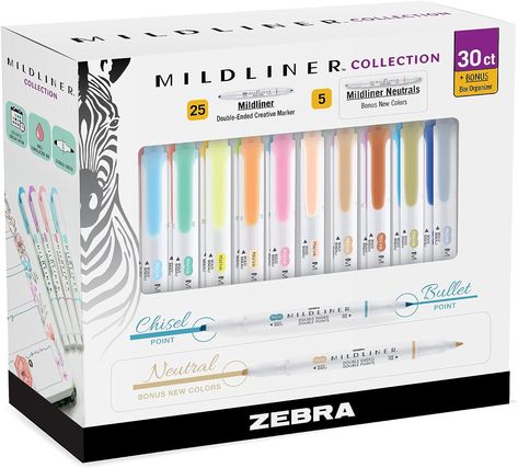 Perfect for highlighting all of those amazing quotes Midliner Pens, Highschool Supplies, Zebra Midliners, Pastel Highlighters Pens, School Wishlist, Mildliner Highlighters, Pastel Highlighter, Zebra Mildliner, Bic Pens