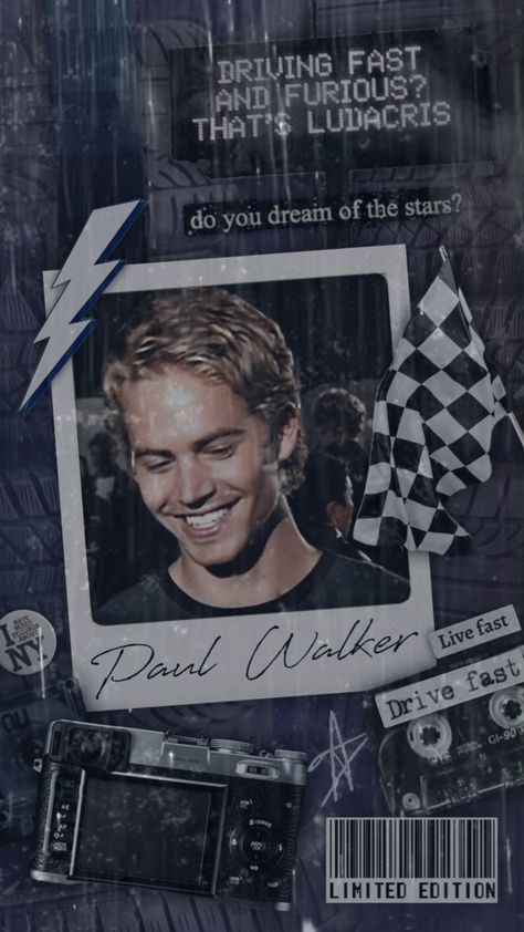 Paul Walker/Fast and Furious custom for @ainttalkinboutluv!! 💙💥 Paul Walker Fast And Furious, Paul Walker Wallpaper, Fast And Furious Cast, Paul Walker Quotes, Paul Walker Pictures, Paul Walker Photos, Bedroom Wall Collage, Youtube Logo, When I See You