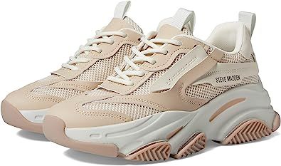 Steve Madden Women's Possession Sneaker Steve Madden Possession Sneakers, Shoes Collage, Steve Madden Tennis Shoes, Steve Madden Sneakers Outfit, Steve Madden Possession, Zara Shoes Sneakers, Smart Casual Women Outfits, Steve Maddens, Tan Sneakers