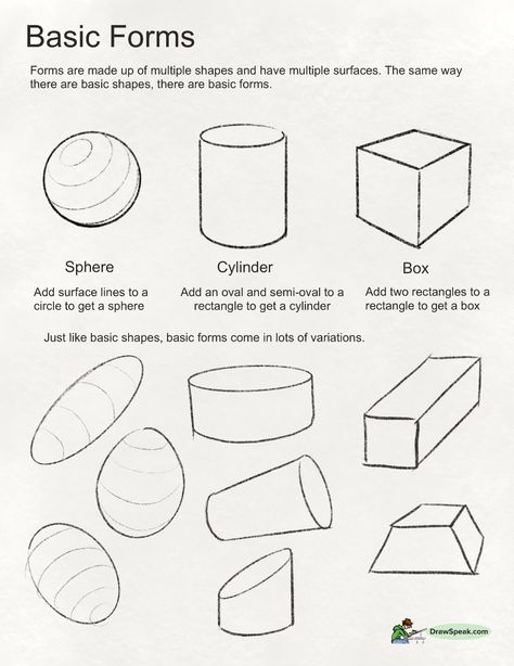 Forms Drawing 3d Shapes, Basic Shapes To Draw, Croquis, 3d Shapes For Anatomy, Basics Drawing For Beginners, Basic Sketching For Beginners Shapes, Perspective Drawing Exercise, Basic 3d Shapes Drawing, Anatomy Basic Shapes Drawing Reference