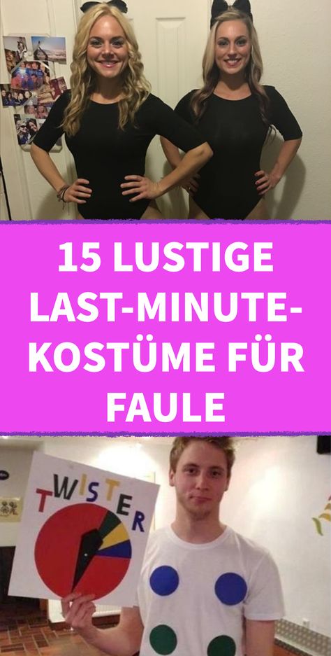 15 lustige Last-minute- Kostüme für Faule 15 einfache und schnelle Halloween-Kostüme #lastminute #Kostüme #Verkleidung #Halloween #Fasching #Karneval Halloween Kostüm Last Minute, Kostüm Last Minute, Diy Kostum, Halloween Kostüm Diy, Karneval Costume, Diy Halloween Kostüm, Halloween Last Minute, Last Minute Halloween Kostüm, Kostüm Diy