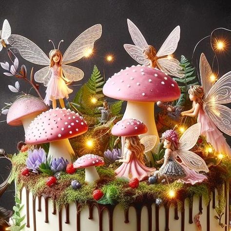 Fairy Forest Cake, Enchanted Forest Cake Ideas, Enchanted Forest Birthday Cake, Forest Cake Ideas, Forest Birthday Cake, Woodland Fairy Cake, Enchanted Forest Cake, Fairy Garden Cake, Enchanted Forest Birthday