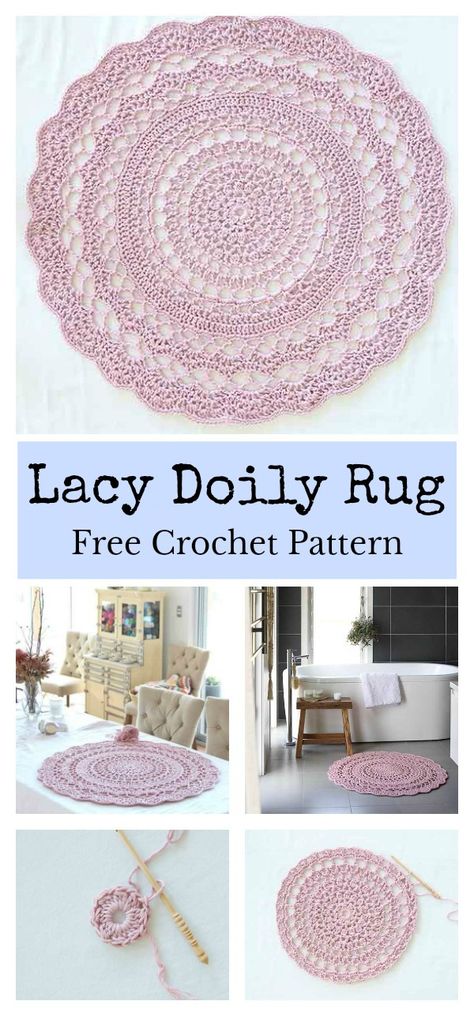 Amigurumi Patterns, Crochet Rug Patterns Free, Crochet Doily Rug, Doily Rug, Crochet Mat, Crochet Carpet, Crochet Rug Patterns, Crochet Mandala Pattern, Crochet Home Decor