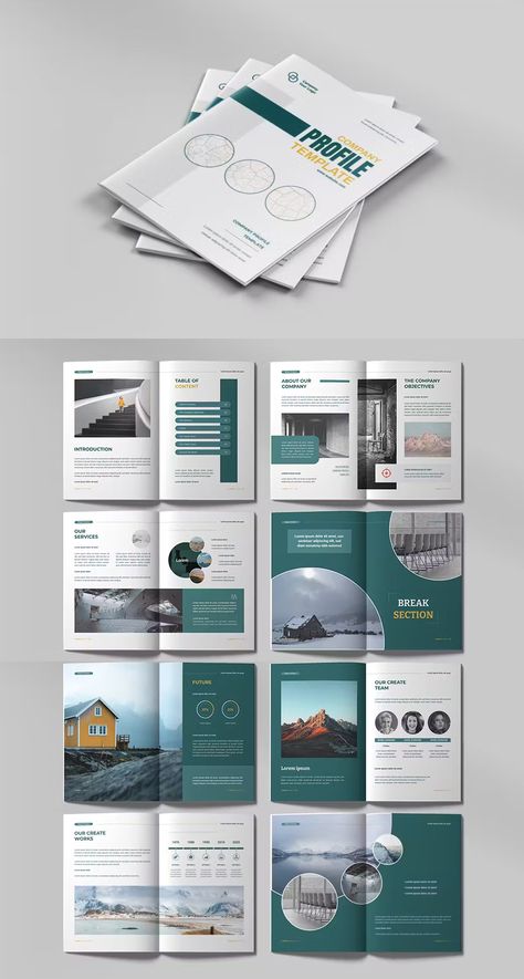 Corporate Company Profile Brochure Design AI, EPS, PSD. 20 Pages. Profile Book Design, Corporate Profile Design Layout, Corporate Brochure Design Layout, Profile Company Design, Company Profile Design Creative, Corporate Newsletter Design, Corporate Profile Design, Corporate Company Profile, Creative Brochure Design