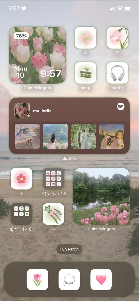 Organisation, Normal Phone Layout, Aesthetic Wallpaper Iphone Widget Ideas, Costal Desktop Wallpaper, Ios Iphone Layout, Cute Phone Ideas Homescreen, Iphone Layout Ideas Aesthetic, Screen Layout Iphone, Chill Lockscreen