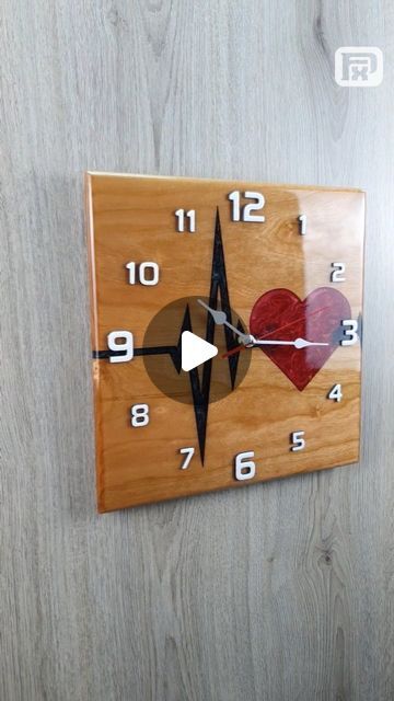 FxP art on Instagram: "Unique Heartbeat Resin & Wood Clock - Handcrafted with Love 
Meet our one-of-a-kind Heartbeat Resin & Wood Wall Clock, handcrafted to perfection! This unique timepiece combines the natural warmth of wood with a striking resin heart design, symbolizing the rhythm of time. The EKG-inspired motif adds a modern twist, making this clock a perfect addition to any home decor.✨ 
 
Add a touch of elegance and artistry to your space with this exclusive clock. Available now in our online store! 

🕒 **Swipe to see more!** 
🔗 **Link in bio** 

The perfect epoxy for any project👇

https://www.resinplan.com/

After choosing the right set, the code with a 10% discount ➡️ FXP ⬅️

#amazing #ideas #epoxy #resin #travel #design #resinart #love #epoxyresin #art #photooftheday #handmade Resin Wood Clock, Handmade Wall Clocks, Resin Heart, Wood Clock, Resin Wood, Wood Clocks, Wood Wall Clock, Amazing Ideas, Travel Design