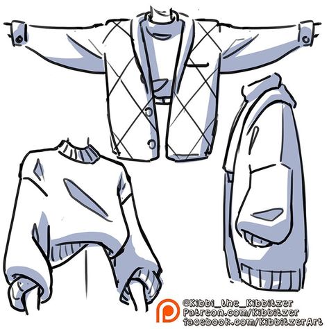 Oversized Hoodie Drawing Reference, Outfit Ideas Art Reference, Character Outfit Ideas, Outfit Ideas Art, Clothes Reference, Reference Sheet, Concept Art Drawing, Ideas Art, Figure Drawing Reference