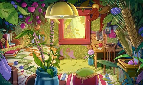 Croquis, Arietty's Room, Arriety's Room, Arrietty Background, Arrietty Painting, Arrietty's Room, Arrietty Bedroom, Arrietty Room, Studio Ghibli Arrietty