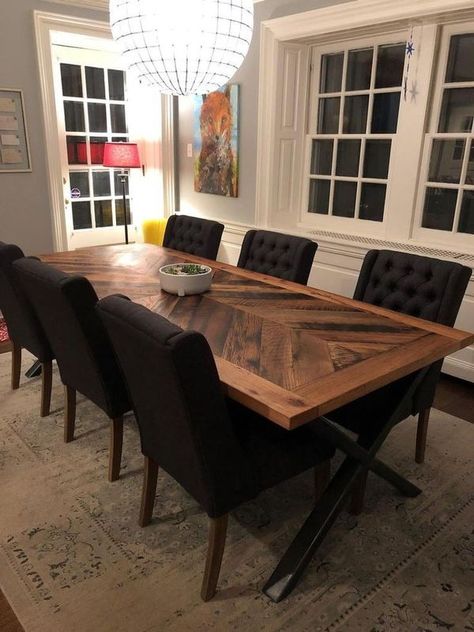 Dar Arquette Fabrication Table, Bench Coffee Table, Diy Dining Room Table, Barn Wood Picture Frames, Reclaimed Wood Benches, Reclaimed Wood Dining Table, Diy Dining Room, Diy Dining Table, Dinning Room Tables