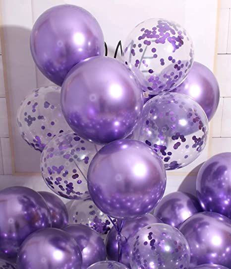 Purple Theme Birthday Party Decoration, Helium Balloon Decoration, Euforia Party, Purple Birthday Decorations, Everything Purple, Deco Violet, Lila Party, Purple Sweet 16, Purple Party Decorations