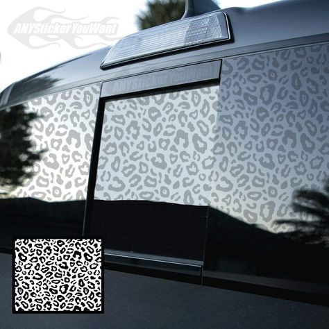 PRICES MAY VARY. One 22" x 72" decal Fits & Compatible with almost ANY rear truck window. (Please measure your window before ordering). Decals need to be trimmed for exact fit but is a simple installation. The default color for this item is matte black, but you can choose any color why ordering. We only use the highest of quality of vinyl for our designs. This decal not only works for the rear windows, but are great on any smooth surface. Some people purchase 2, one for each side of their vehicl Cute Car Window Decals, Truck Decorations Interior, Back Window Car Decal Ideas, Decorated Car Interior, Car Decorations Interior Aesthetic, Cool Car Stickers, Rear Window Decals, Car Interior Diy, Funny Vinyl Decals