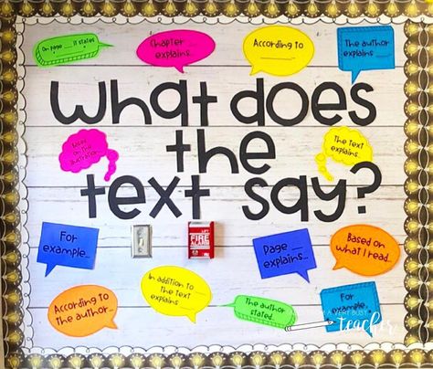 Test evidence bulletin board #textevidence #bulletinboard… Reading Bulletin Boards Elementary, Language Arts Bulletin Boards, Literacy Bulletin Boards, Ela Bulletin Boards, Middle School Bulletin Boards, Elementary Bulletin Boards, Reading Bulletin Boards, Teacher Bulletin Boards, School Testing