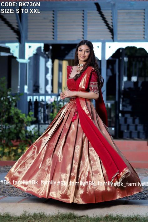 Introducing the Saffron Half Saree Set In Wine hue, a masterpiece of traditional craftsmanship. The set features a heavy handworked blouse that exemplifies the art of intricate design paired with a flowing Georgette Dupatta that adds a touch of elegance and grace. Perfect for weddings, festivals, and grand occasions, this ensemble is designed to make a statement of luxury and sophistication, ensuring you stand out with unparalleled charm. BLOUSE DETAILS:- Front Neck depth-7inches Back Neck depth Georgette Half Saree, Half Saree Set, Kurtis Tops, Lehenga Jewellery, Saree Jewellery, Open Blouse, Half Saree Lehenga, Georgette Dupatta, Wedding Silk Saree