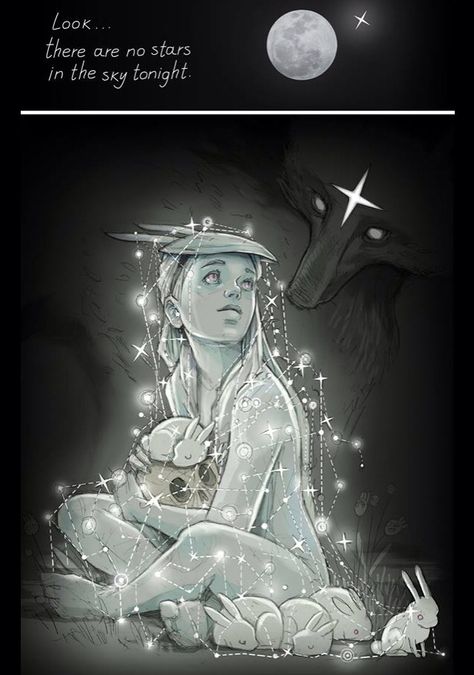 Chiara Bautista ~ Look... there are no stars in the sky tonight. Art And Illustration, Chiara Bautista, Arte Sketchbook, Arte Fantasy, Art Moderne, Drawing Inspiration, Dark Art, Amazing Art, Art Inspo