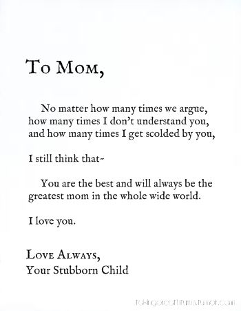 -Your stubborn child Birthday Captions For Mum, Mother Message From Daughter, Qoutes About Moms From Daughter, Happy Birthday To My Mom From Daughter, Mom Birthday Card Message From Daughter, Mom Messages From Daughter, Happy Birthday For Mom From Daughter, Mum Birthday Message, Happy Birthday Messages To Mom