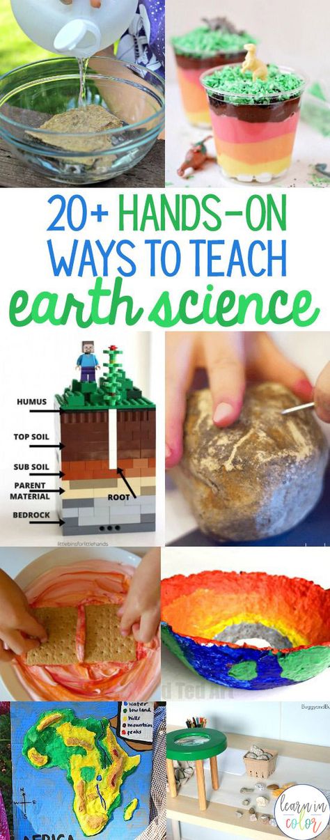 Earth Science Classroom, High School Earth Science, Earth Science Experiments, Elementary Earth Science, Easy Experiments, Earth Science Middle School, Earth Science Projects, Earth Science Activities, Earth Science Lessons