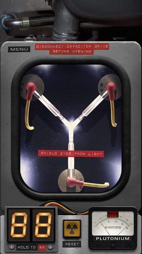 Flux Capacitor Humour, Back To The Future Party, Become Smarter, Delorean Time Machine, Future Of Technology, Flux Capacitor, Future Wallpaper, How To Become Smarter, Iphone Lockscreen