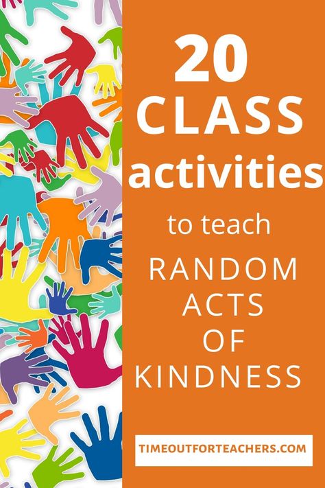 Kindness Party Classroom, Encouraging Kindness In The Classroom, Random Acts Of Kindness Week At School, Kindness Middle School, School Kindness Challenge, Kindness Assembly Ideas, Kindness Counts Activities, High School Kindness Activities, Random Act Of Kindness Ideas For School