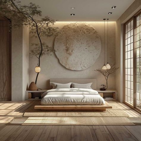 The Gentle Art of Zen Style in Home Interior Design • [ArtFacade] Modern Japanese Interior, Zen Style Interior Design, Zen Style Bedroom, Zen Style Interior, Zen Interior Design, Chinese Interior Design, Japanese Style Bedroom, Japanese Bedroom, Zen Interiors