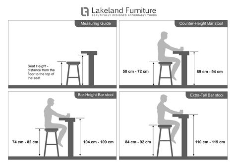 Choosing the right height bar stool for your home is confusing. After following the steps in our Bar Stool Size Guide , you will know all you need to. Bar Stool Height Guide, Extra Tall Bar Stools, Kitchen Bar Table, Bar Height Chairs, Tall Bar Stools, Kursi Bar, Bar Dimensions, Bar Stool Seats, Bar Stools Kitchen Island